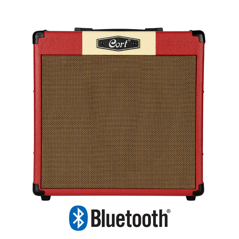 Cort 콜트 블루투스 기타 앰프 30W CM30R 레드